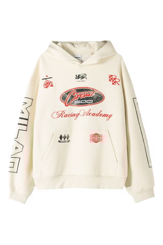 Sudadera con capucha - Blanco