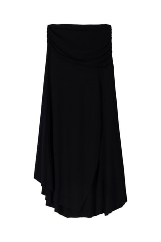 Falda midi - Negro