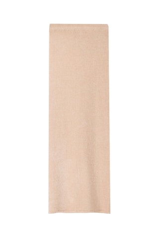 Falda midi - Beige