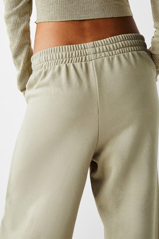 Pantalón wide leg - Caqui claro