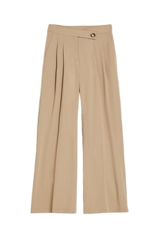 Pantalón wide leg - Camel