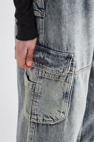 Vaquero cargo - Azul