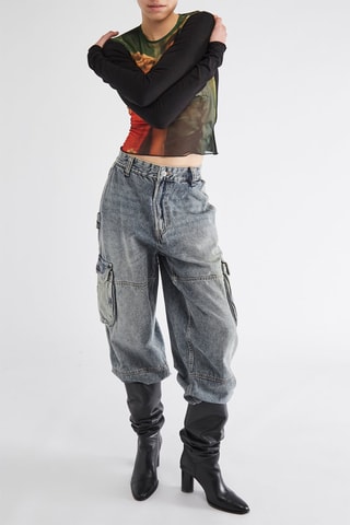 Vaquero cargo - Azul