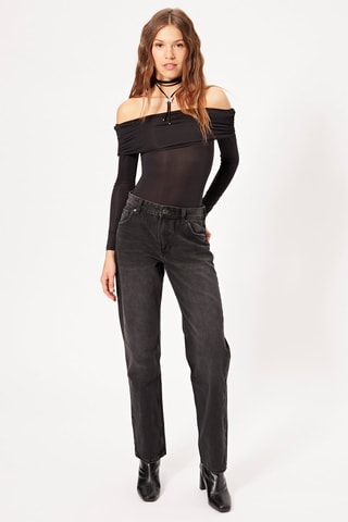 Vaquero recto - Negro