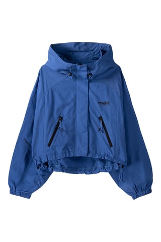 Chaqueta con capucha - Azul