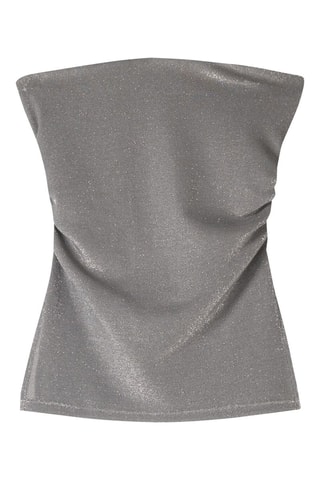 Top bustier - Gris