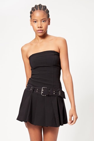 Vestido bustier - Negro