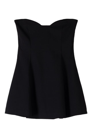 Vestido bustier - Negro