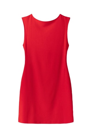 Vestido largo sin mangas - Rojo