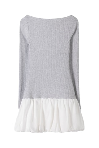 Vestido globo - Gris