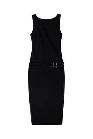 Vestido midi - Negro