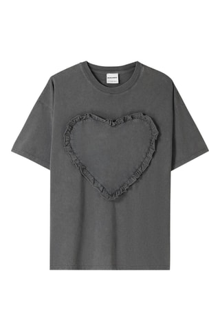 Camiseta oversize - Gris