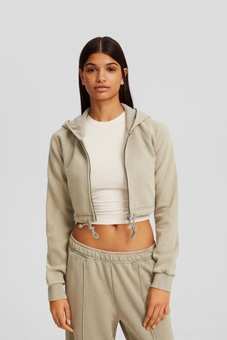 Sudadera con capucha - Beige