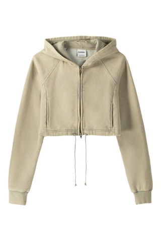 Sudadera con capucha - Beige