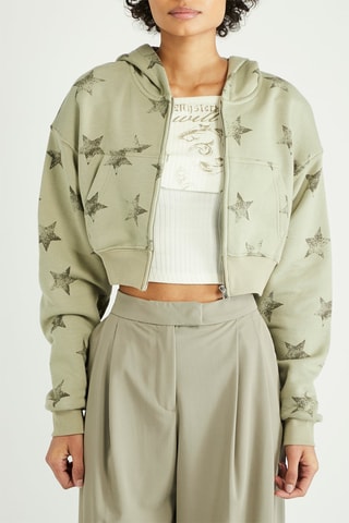 Sudadera con capucha - Caqui claro