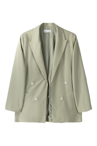 Blazer slim fit - Verde claro