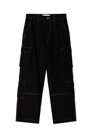Pantalón relaxed fit - Negro