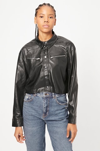 Chaqueta biker - Negro