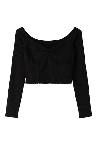 Crop top - Negro