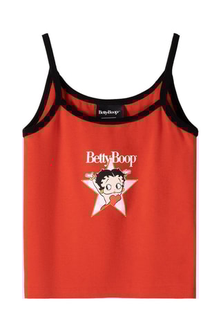 Top Betty Boop - Rojo
