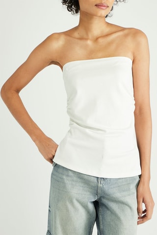 Top bustier  - Blanco