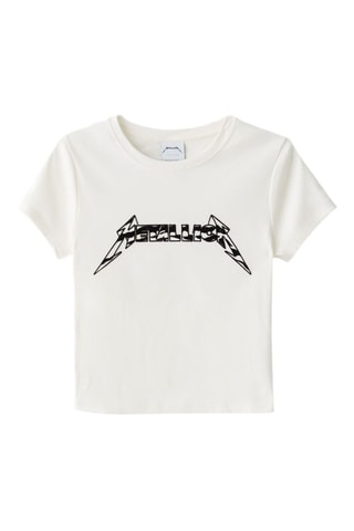 Camiseta Metallica - Blanco