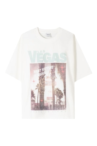 Camiseta oversize - Blanco