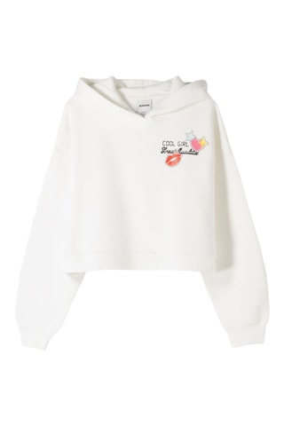 Sudadera con capucha - Crudo