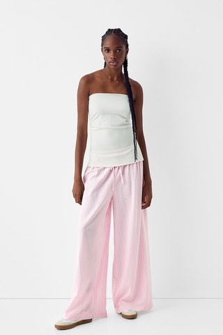 Pantalón wide leg - Rosa