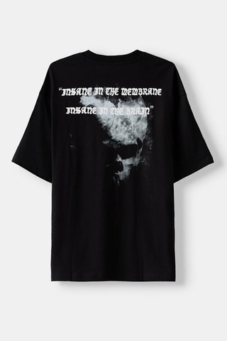 Camiseta oversize - Negro