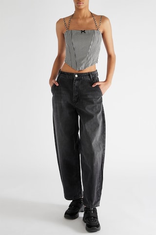 Pantalón wide leg - Negro