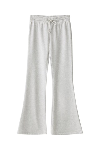 Pantalón flare - Gris claro