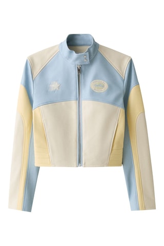 Cazadora - Azul y amarillo