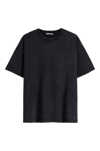 Camiseta oversize - Negro