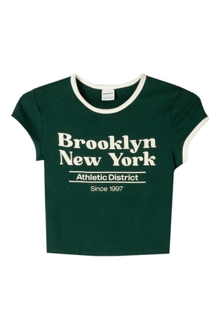 Camiseta - Verde oscuro