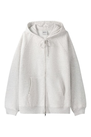 Sudadera con capucha - Gris claro