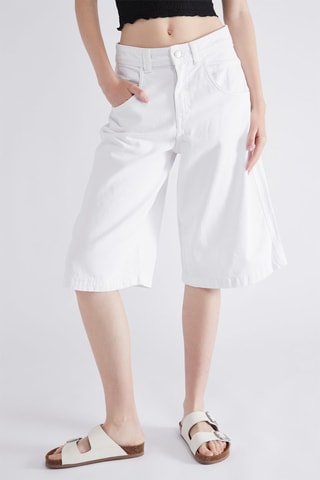 Bermudas relaxed - Blanco
