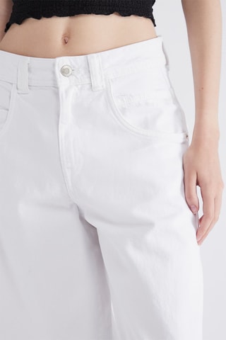 Bermudas relaxed - Blanco