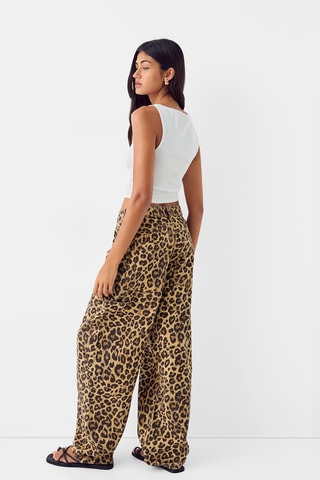 Pantalón cargo - Marrón