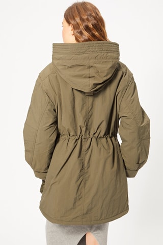 Parka con capucha - Caqui