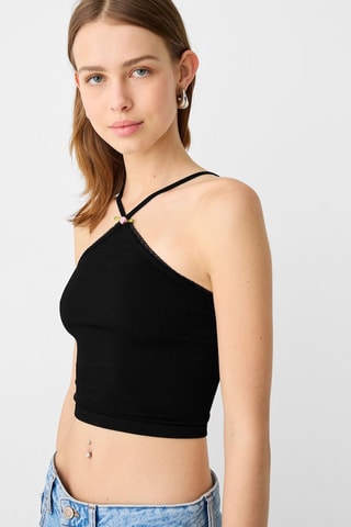 Crop top - Negro