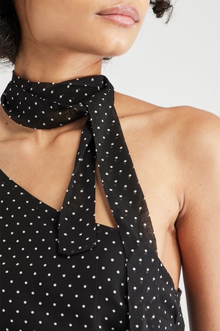 Top asimétrico - Negro