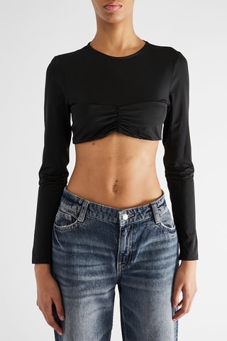 Crop top - Negro