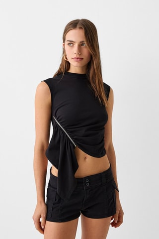 Crop top - Negro