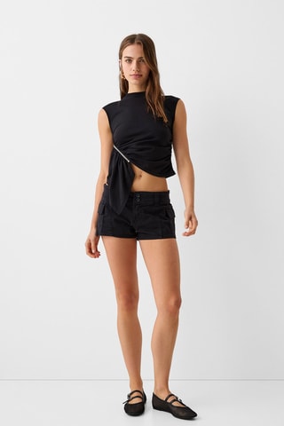 Crop top - Negro