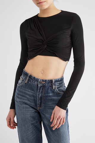 Crop top - Negro