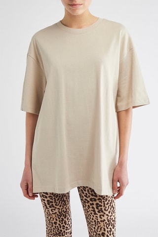 Camiseta oversize - Beige