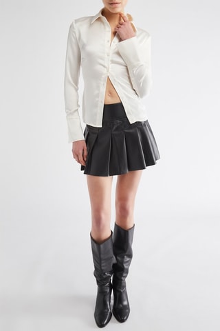 Falda plisada - Negro