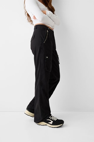 Pantalón cargo - Negro