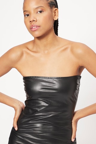 Vestido bustier - Negro